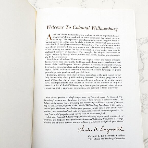 Official Guide To Colonial Williamsburg by Michael Olmert 1985 PB Book Maps - Picture 3 of 10